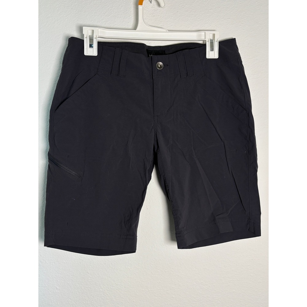 Marmot Womens Hiking Shorts Gray Outdoor Trail Cargo Pockets Size 6